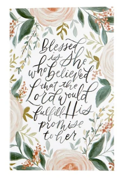 Blessed is She who Believed - Notebook