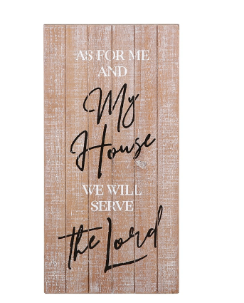 Unframed Wall Sign-My House