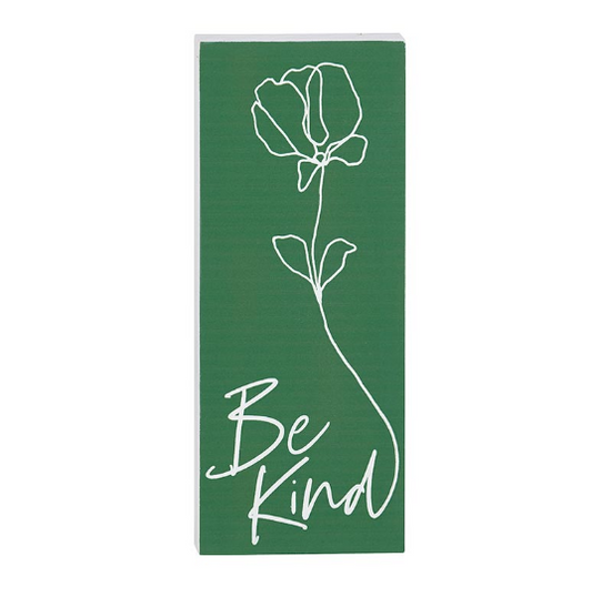 Be Kind - Vertical Block