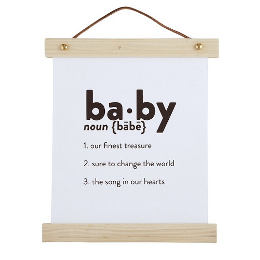 Canvas Sign - Baby