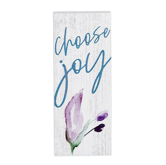 Choose Joy - Vertical Block