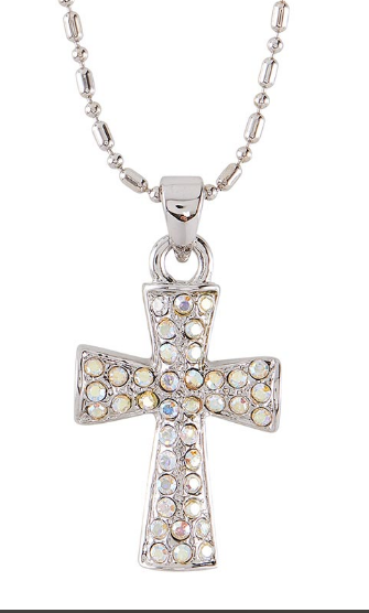 Silver Finish Crystal Ab