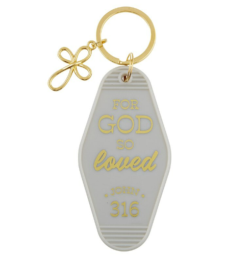 For God so Loved Key Chain
