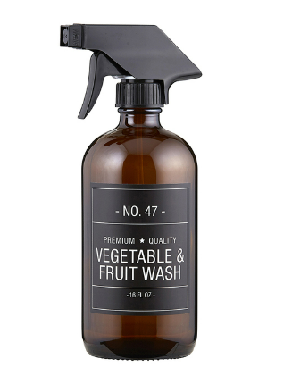 Reusable Glass Bottle - Vegetable and Fruit Wash