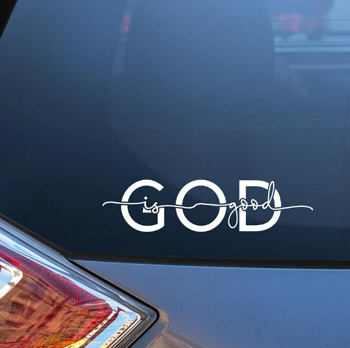 God is Good Auto Decal