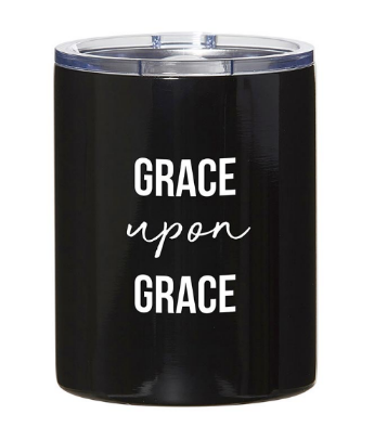 Grace Upon Grace Stainless Steel Tumbler 12 oz