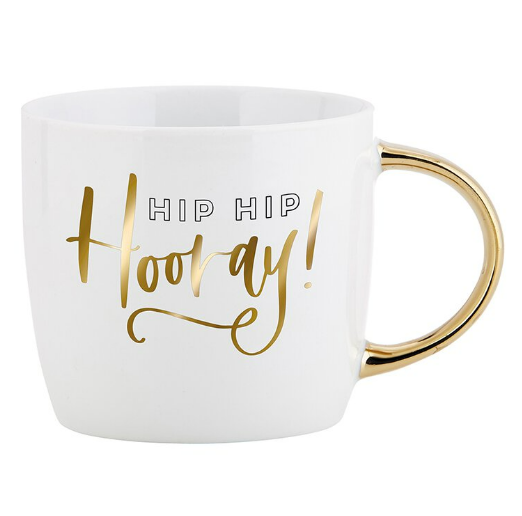 Hip Hip - Gold Handle Mug