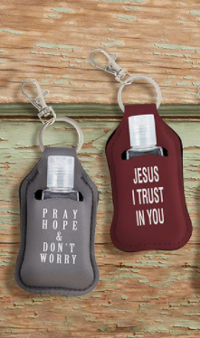 Jesus, I Trust in You Hand Sanitizer Key Chain