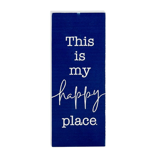 Happy Place - Vertical Block