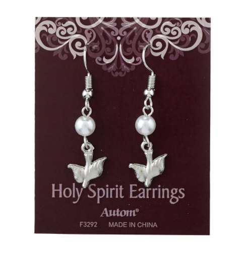 Holy Spirit and Pearl Earrings