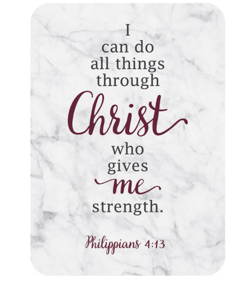 I Can Do All Things Wood Magnet