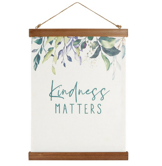 Framed Canvas Banner - Kindness