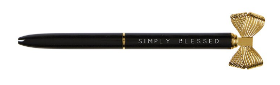 Black Bow Pen