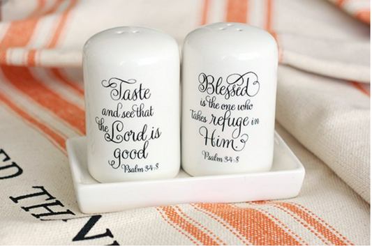 Taste & See Salt & Pepper Shaker -3pc set