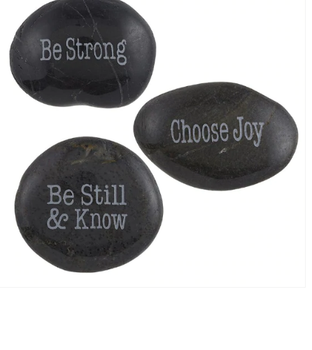Christian Verse Stone Assortment (3 Asst)