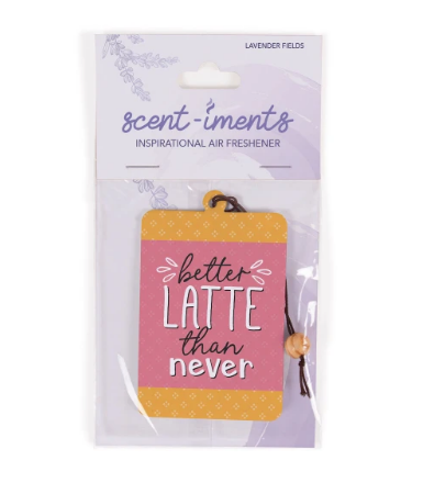 Air Freshener - Better Latte Than Never