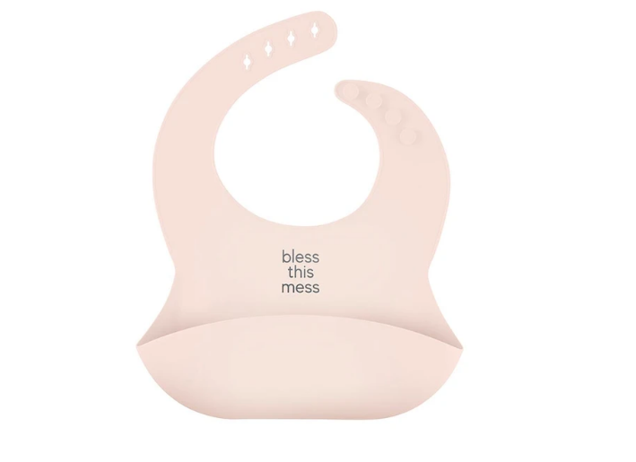 Silicone Baby Bib - Bless this mess