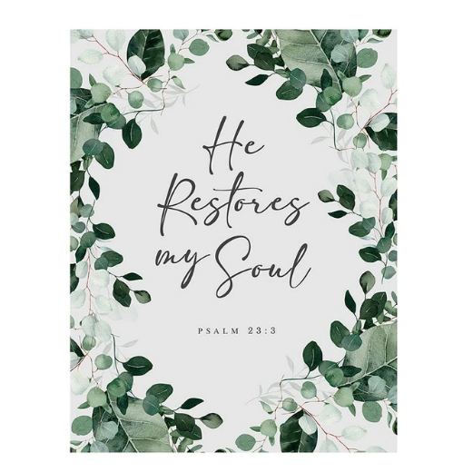 Boxed Card Set - He Restores My Soul