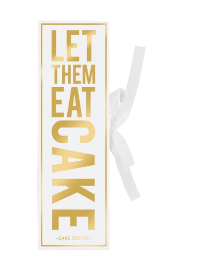Book Box - Gold Cake Server
