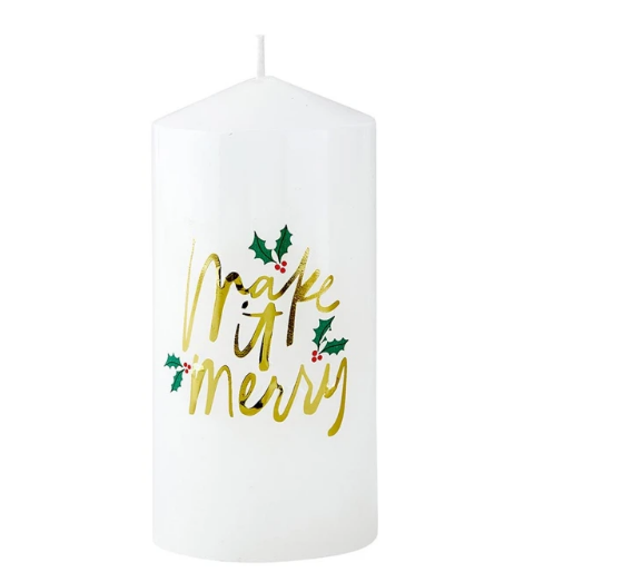 Pillar Candle - Make It Merry