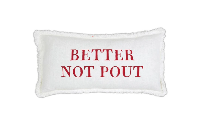 Lumbar Pillowcase - Better Not Pout