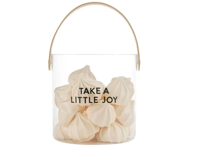 Acrylic Bucket - Take a Little Joy