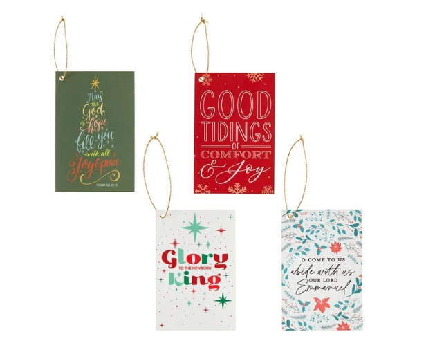 Mini Folding Christmas Cards - 20 pk