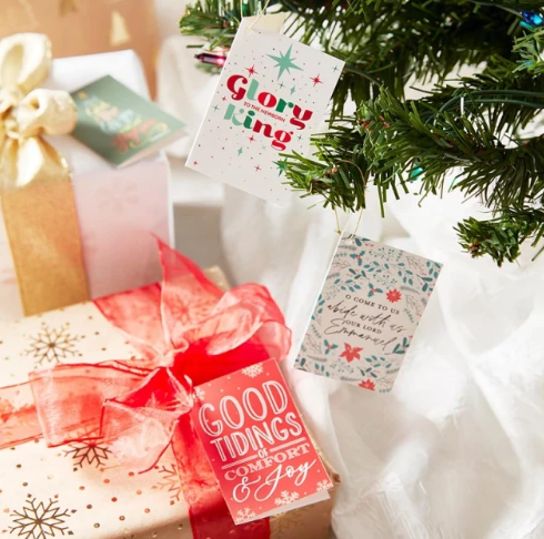 Mini Folding Christmas Cards - 20 pk